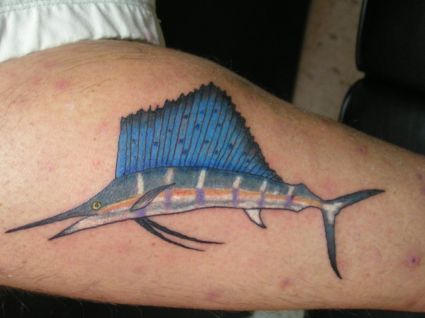 Temporary Fish Tattoo